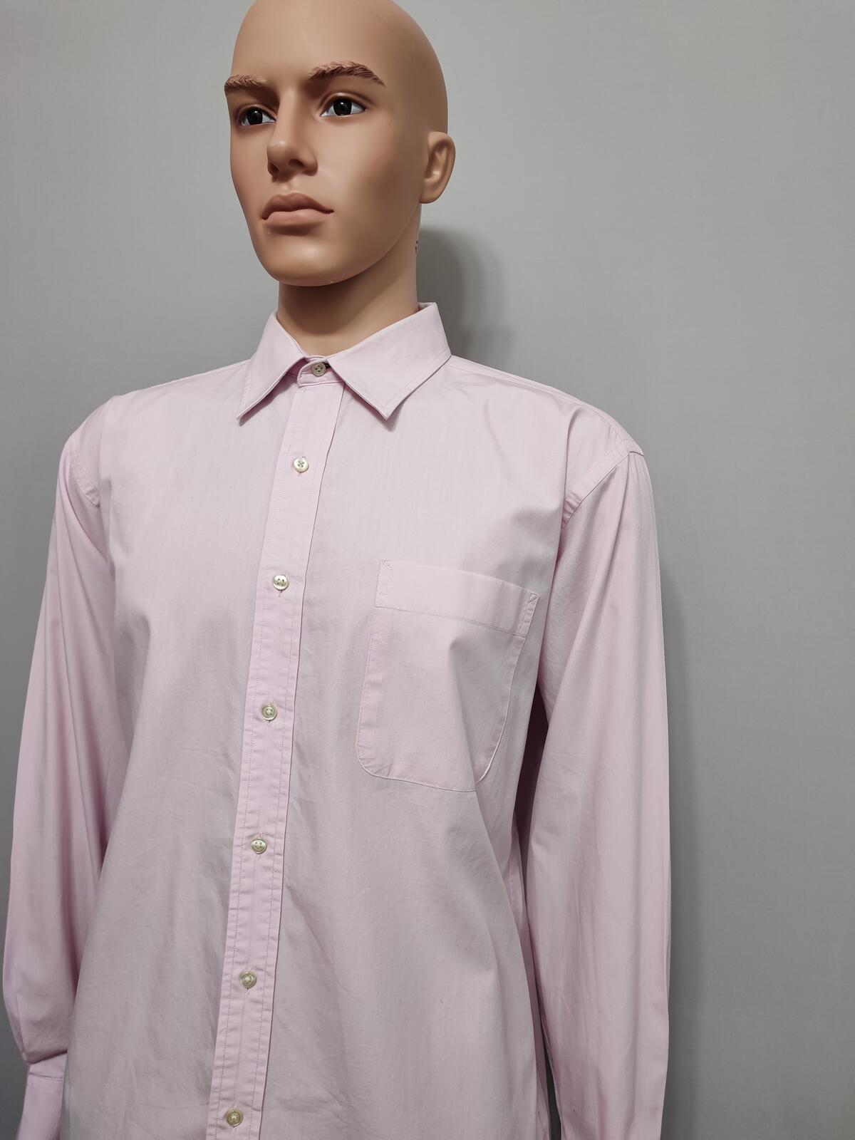 Vintage Tommy Hilfiger Plain Long Sleeve Button Down Shirt Pink Men's Size XL