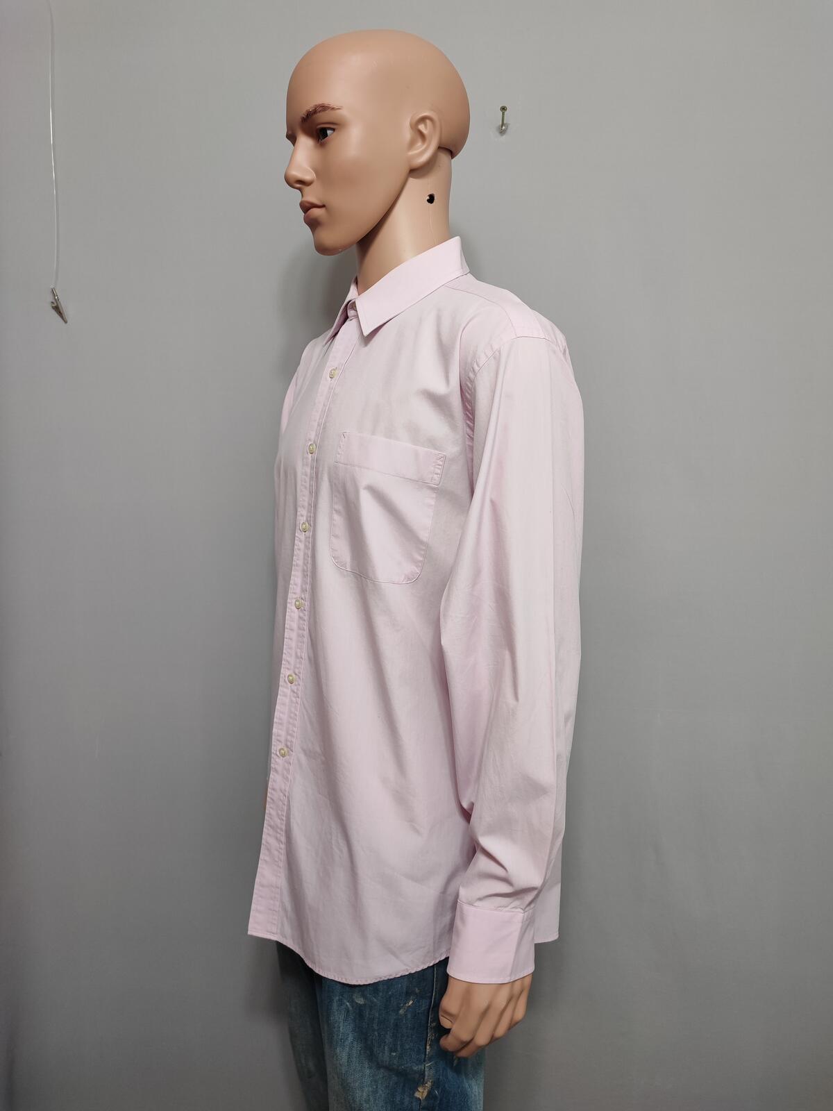 Vintage Tommy Hilfiger Plain Long Sleeve Button Down Shirt Pink Men's Size XL