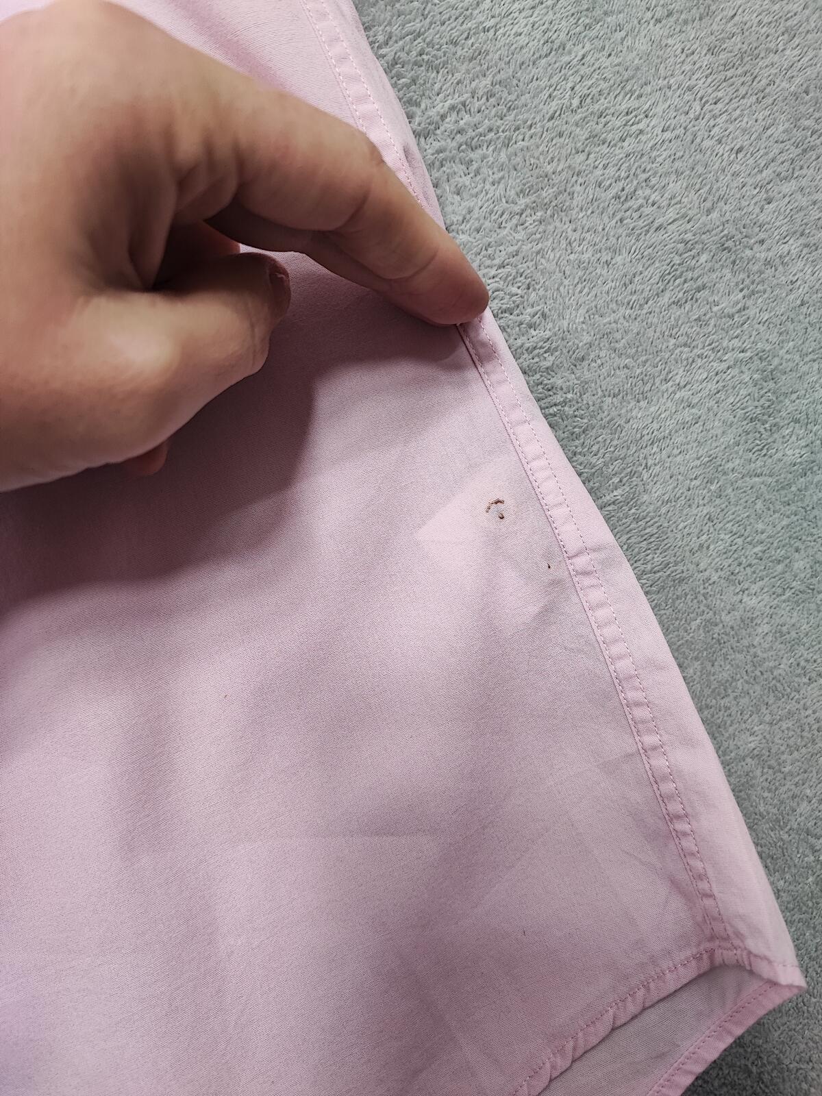 Vintage Tommy Hilfiger Plain Long Sleeve Button Down Shirt Pink Men's Size XL