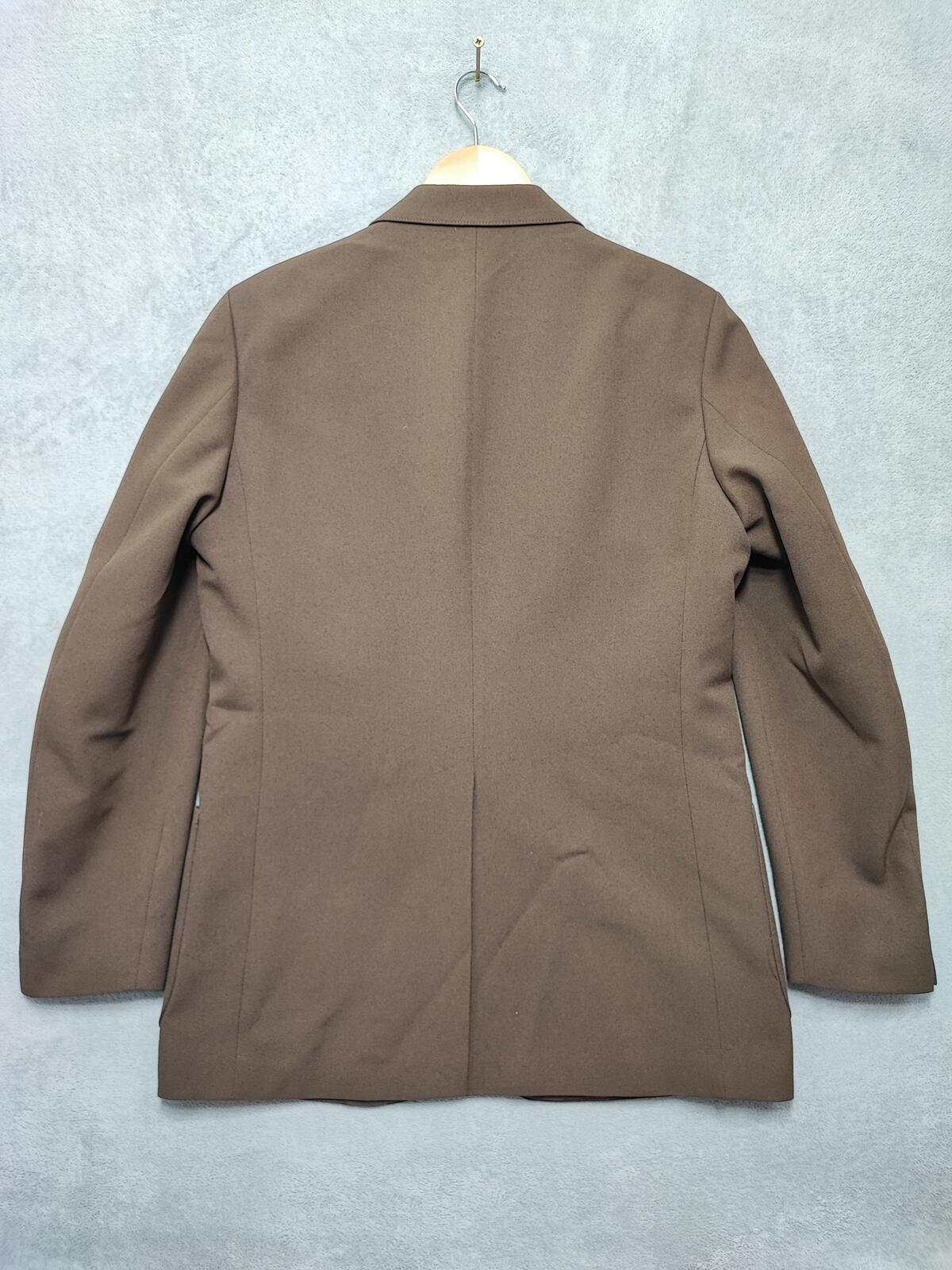 Vintage St Michael Plain Brown Single Breasted Blazer Jacket Men Size Medium