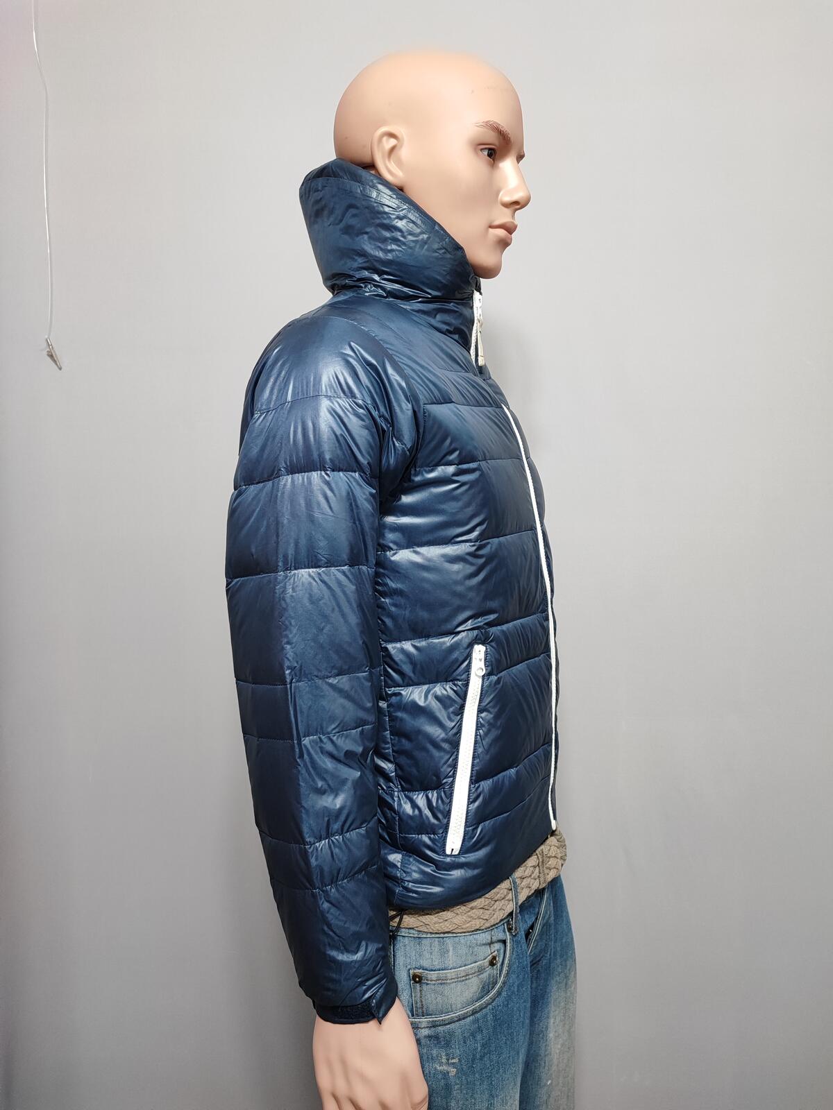 Vintage Helly Hansen Plain Navy Blue Heavily Padded Puffer Jacket Men Size Small