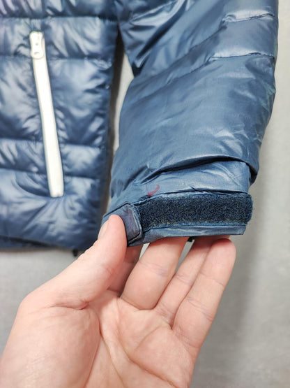 Vintage Helly Hansen Plain Navy Blue Heavily Padded Puffer Jacket Men Size Small