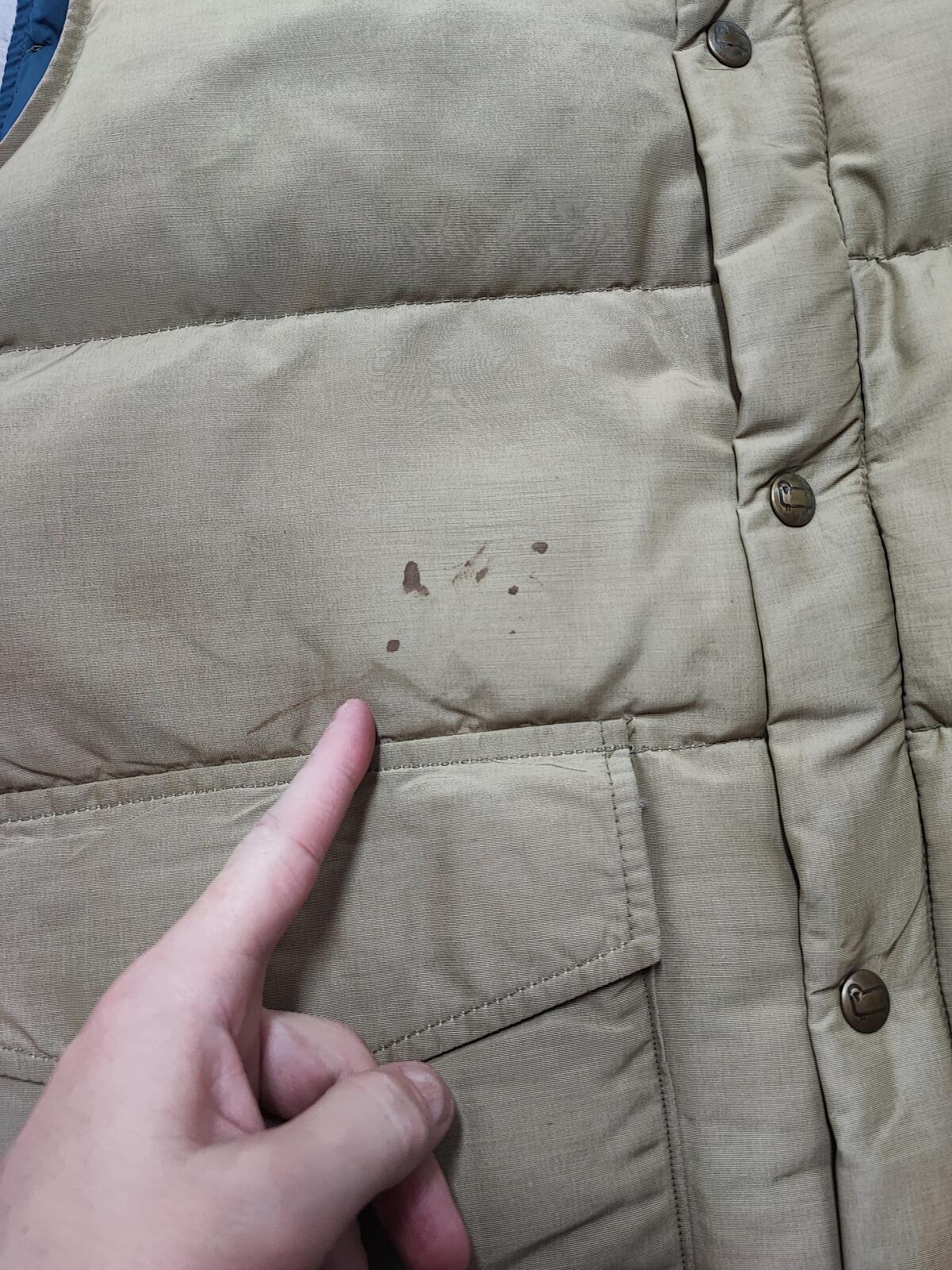 Vintage Woolrich Plain Tan Beige Padded Puffer Gilet Vest Men Size Large