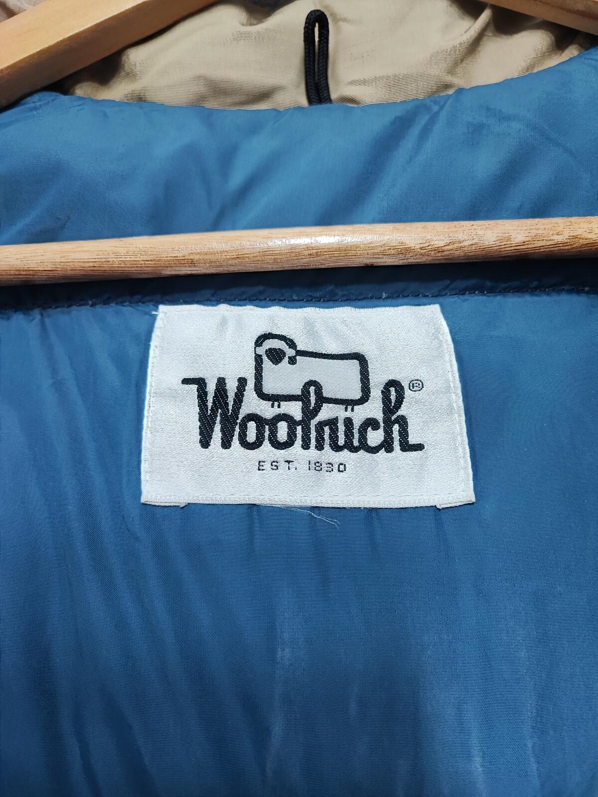 Vintage Woolrich Plain Tan Beige Padded Puffer Gilet Vest Men Size Large