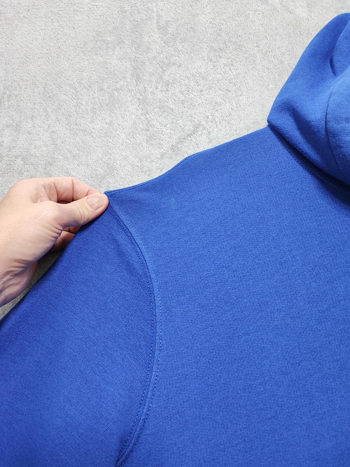 Vintage Polo Ralph Lauren Hooded Sweatshirt relaxed 90s skater Blue Men Size XL