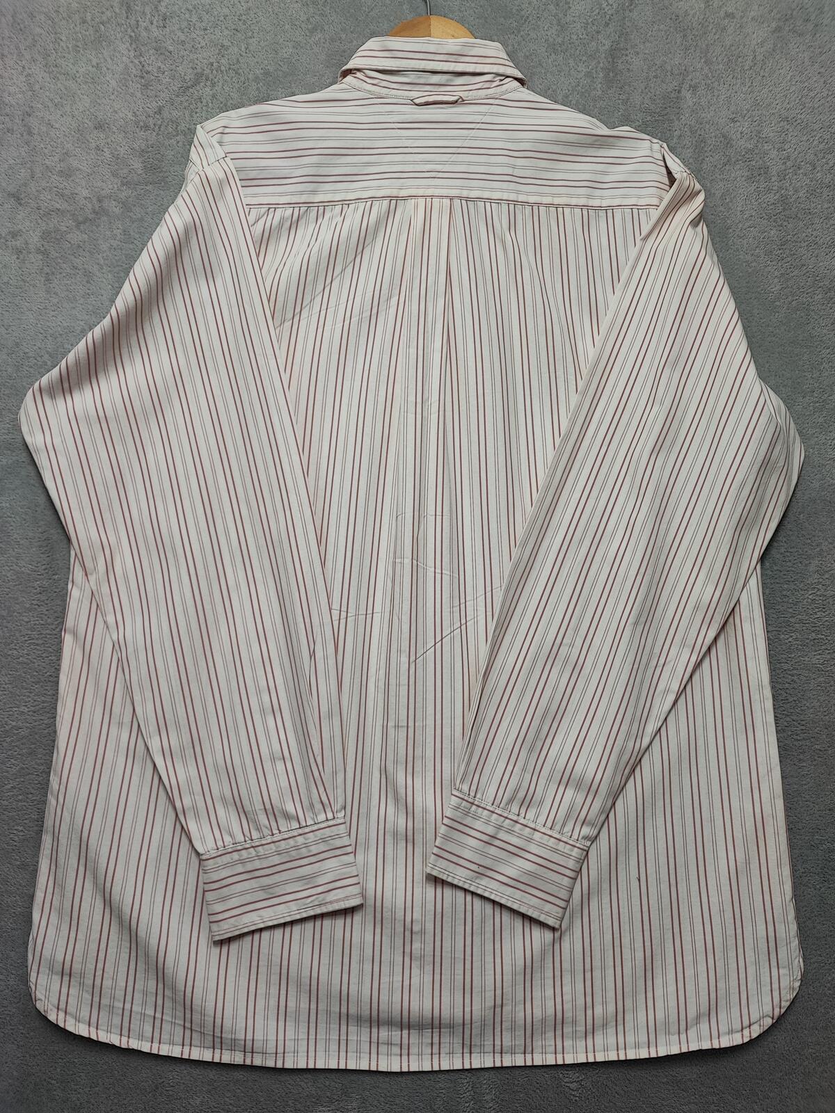 Vintage Tommy Hilfiger Striped Long Sleeve Button Down Shirt Pink Men's Size XL