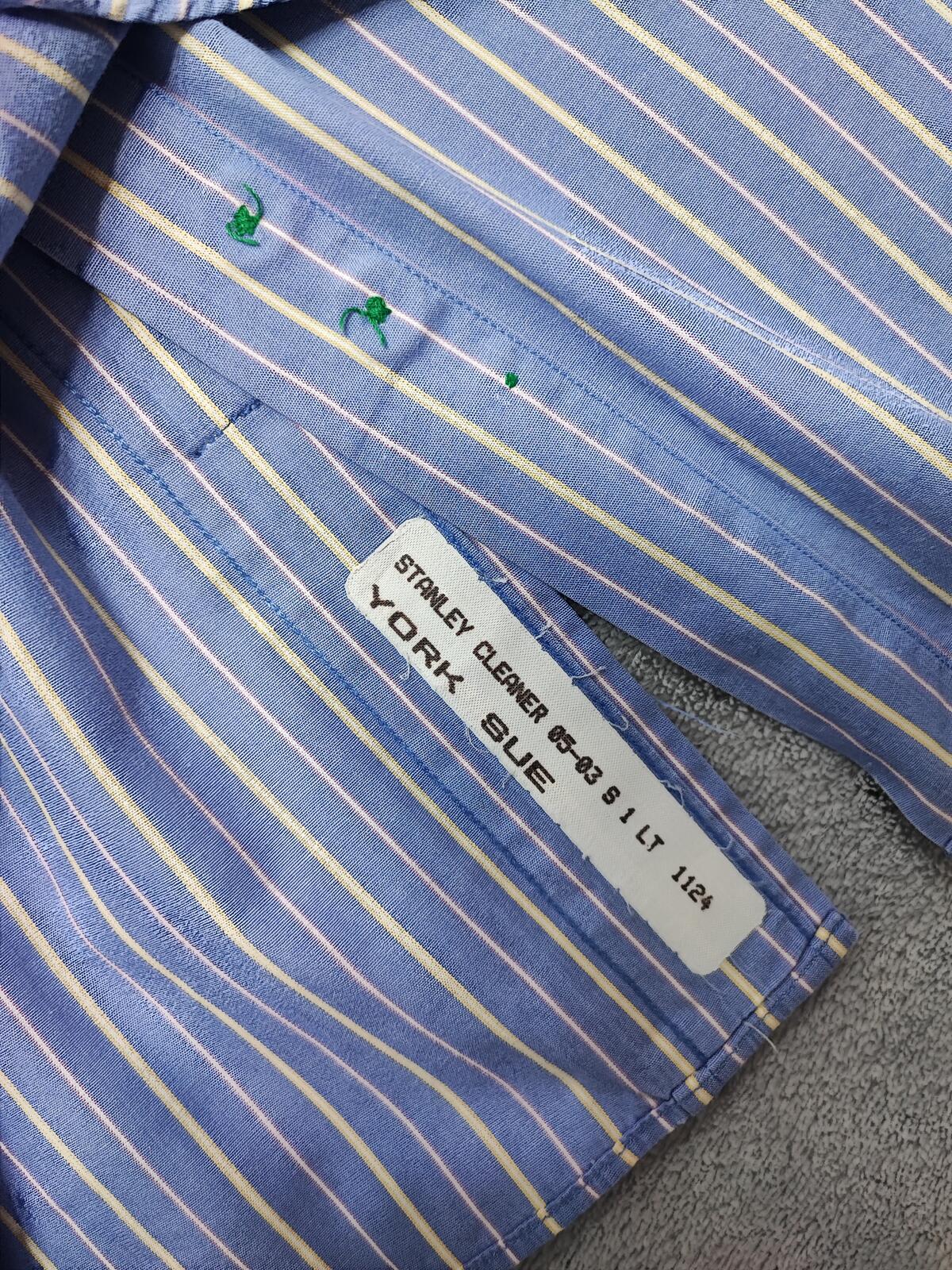Vintage Tommy Hilfiger Striped Long Sleeve Shirt Blue White Men's Size XXL