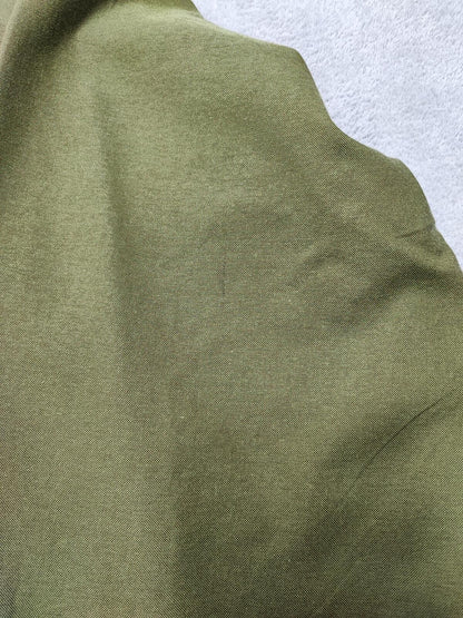 Vintage Tommy Hilfiger Plain Long Sleeve Shirt Green Khaki Men's Size XL