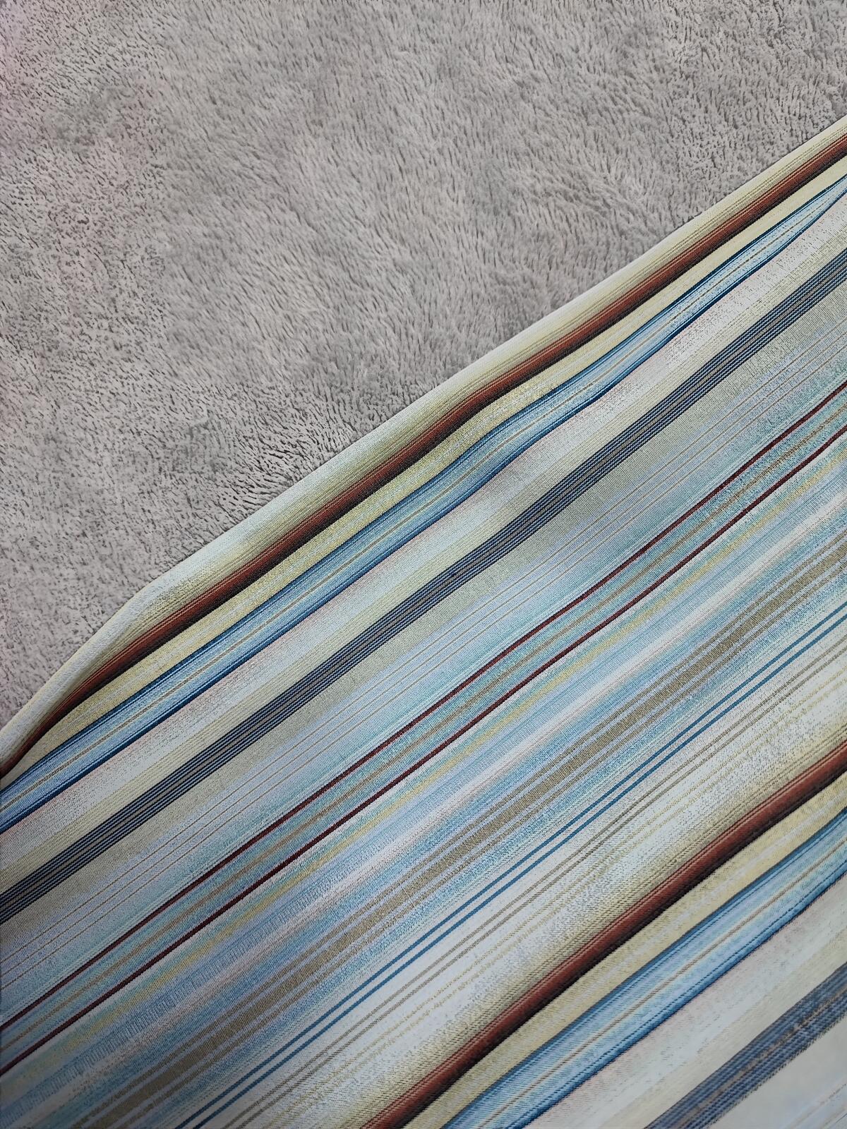 Vintage Banana Republic Grant Fit Striped Long Sleeve Shirt Blue Men Size Large