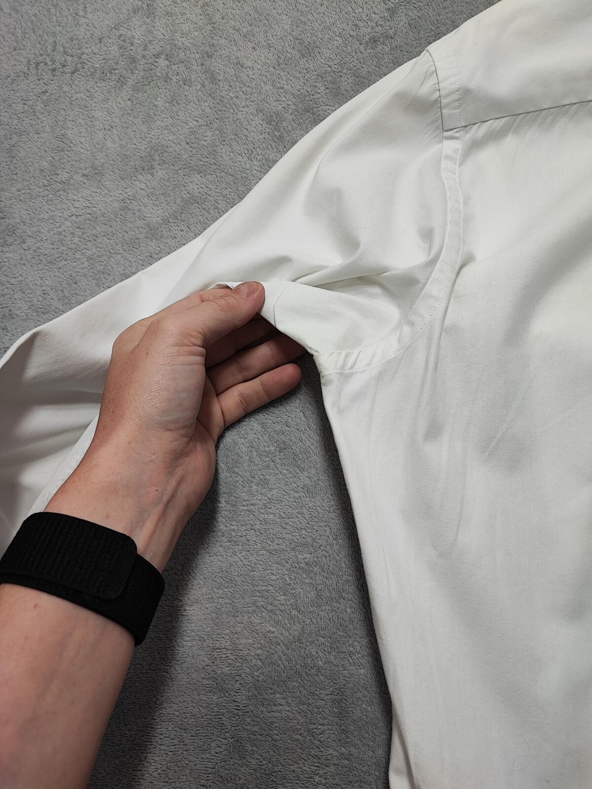 Vintage Chaps Ralph Lauren Plain Long Sleeve Button Down Shirt White Men Large