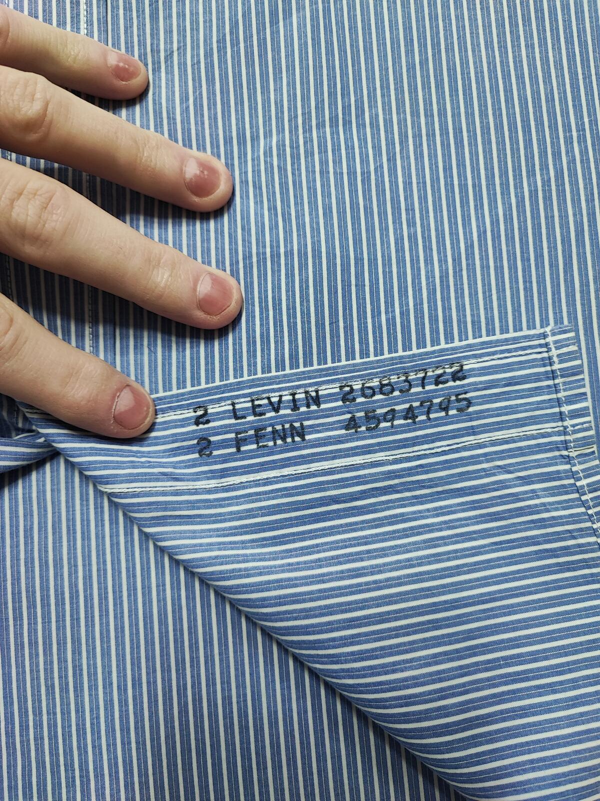 Vintage Gap Striped Long Sleeve Grunge Skater Shirt Blue Red Men Size Large