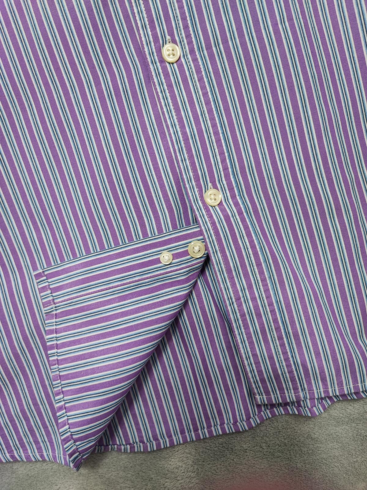 Vintage Chaps Checked Long Sleeve Big & Tall Plaid Casual Shirt Red Men Size 5XL