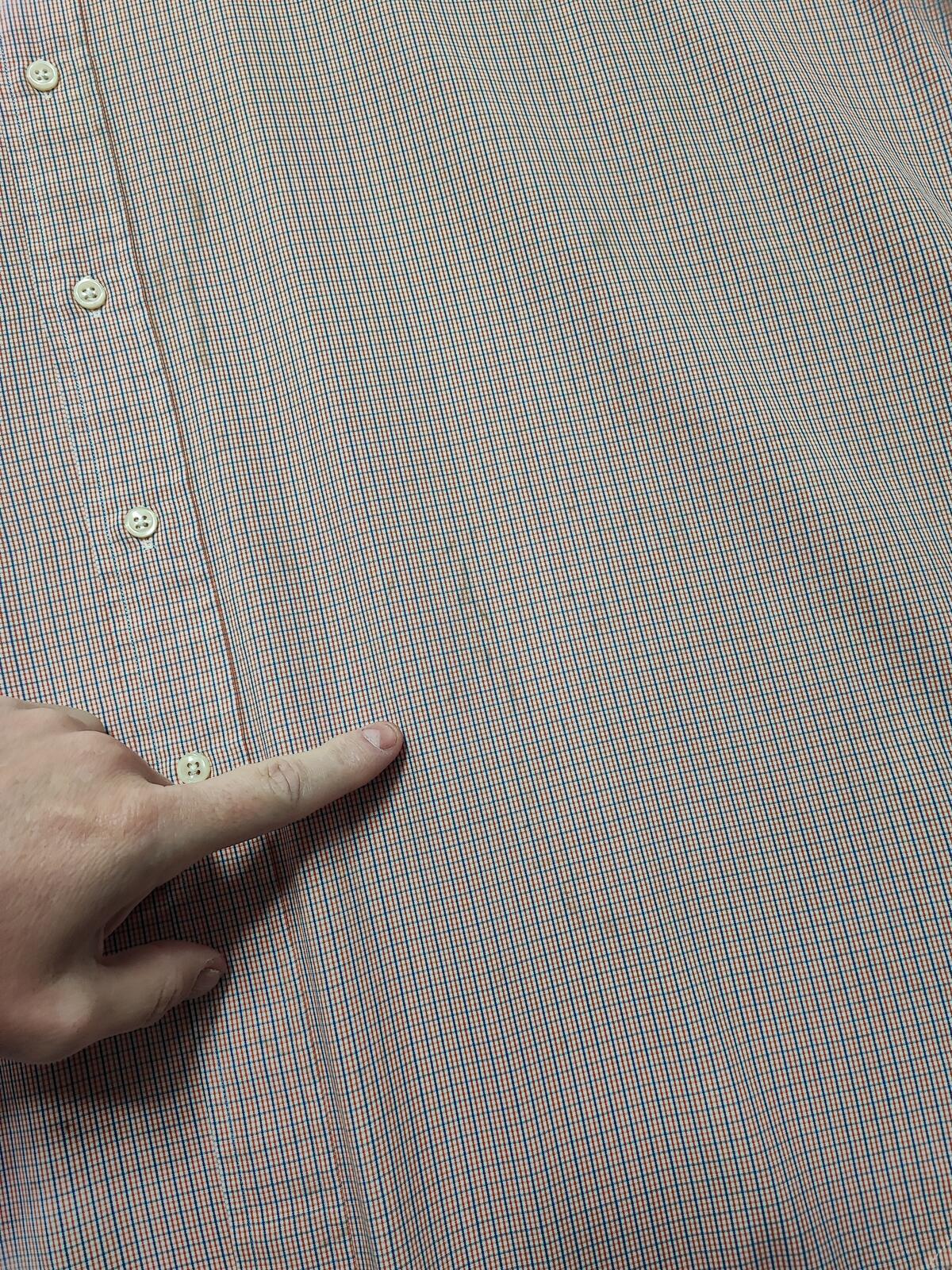 Vintage Ralph Lauren Checked Long Sleeve Blaire Oversized Shirt Red Men Size 3XL