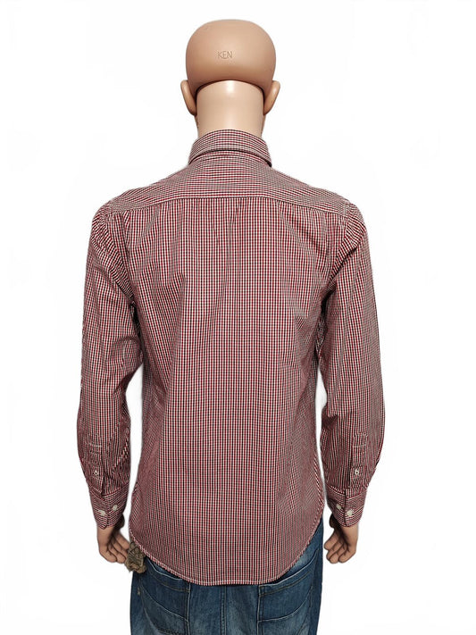 Vintage Old Navy Checked Long Sleeve Plaid Grunge Casual Shirt Red Men's Large