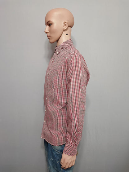 Vintage Old Navy Checked Long Sleeve Plaid Grunge Casual Shirt Red Men's Large