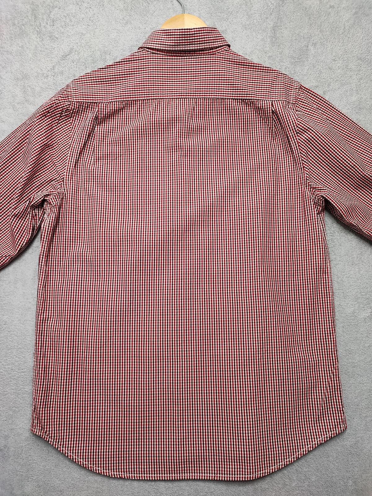 Vintage Old Navy Checked Long Sleeve Plaid Grunge Casual Shirt Red Men's Large