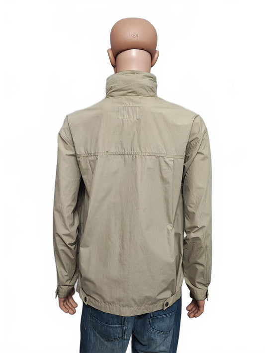 Vintage Jack Wolfskin Plain Beige Texapore Hoodless Outdoor Jacket Men Size XL