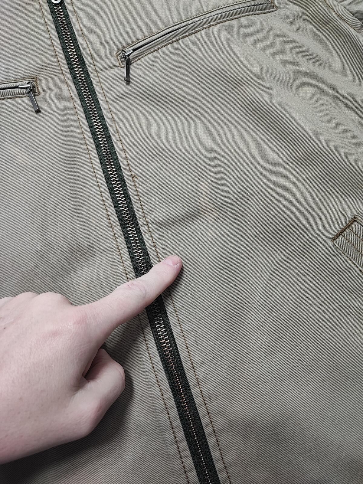Vintage Dickies Tan Brown Canvas Quilted Eisenhower Workwear Jacket Men Medium