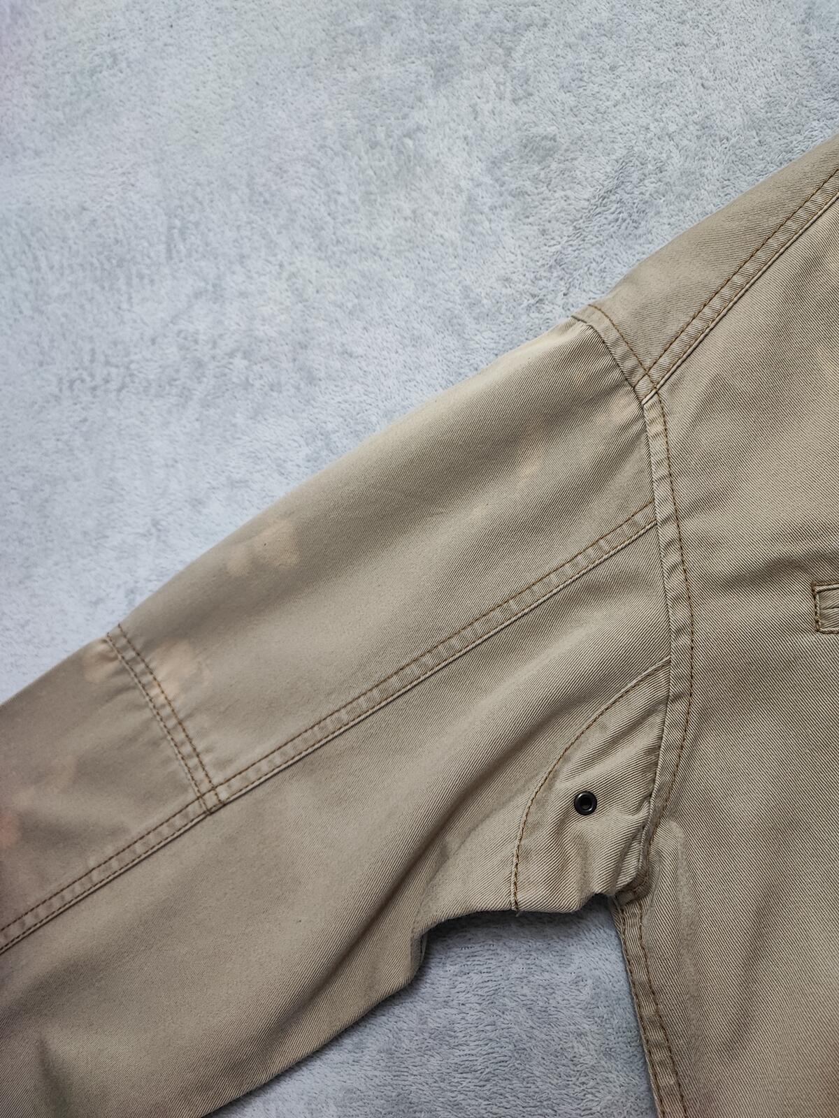 Vintage Dickies Tan Brown Canvas Quilted Eisenhower Workwear Jacket Men Medium