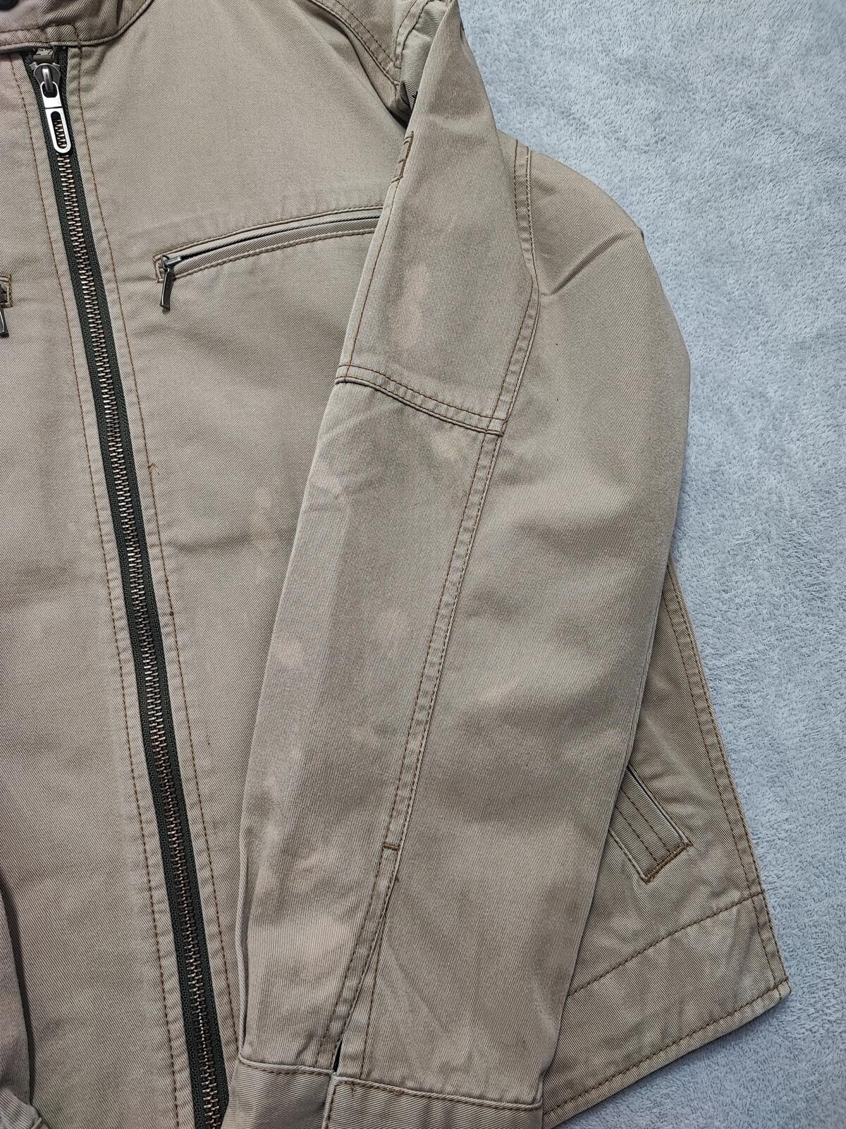Vintage Dickies Tan Brown Canvas Quilted Eisenhower Workwear Jacket Men Medium