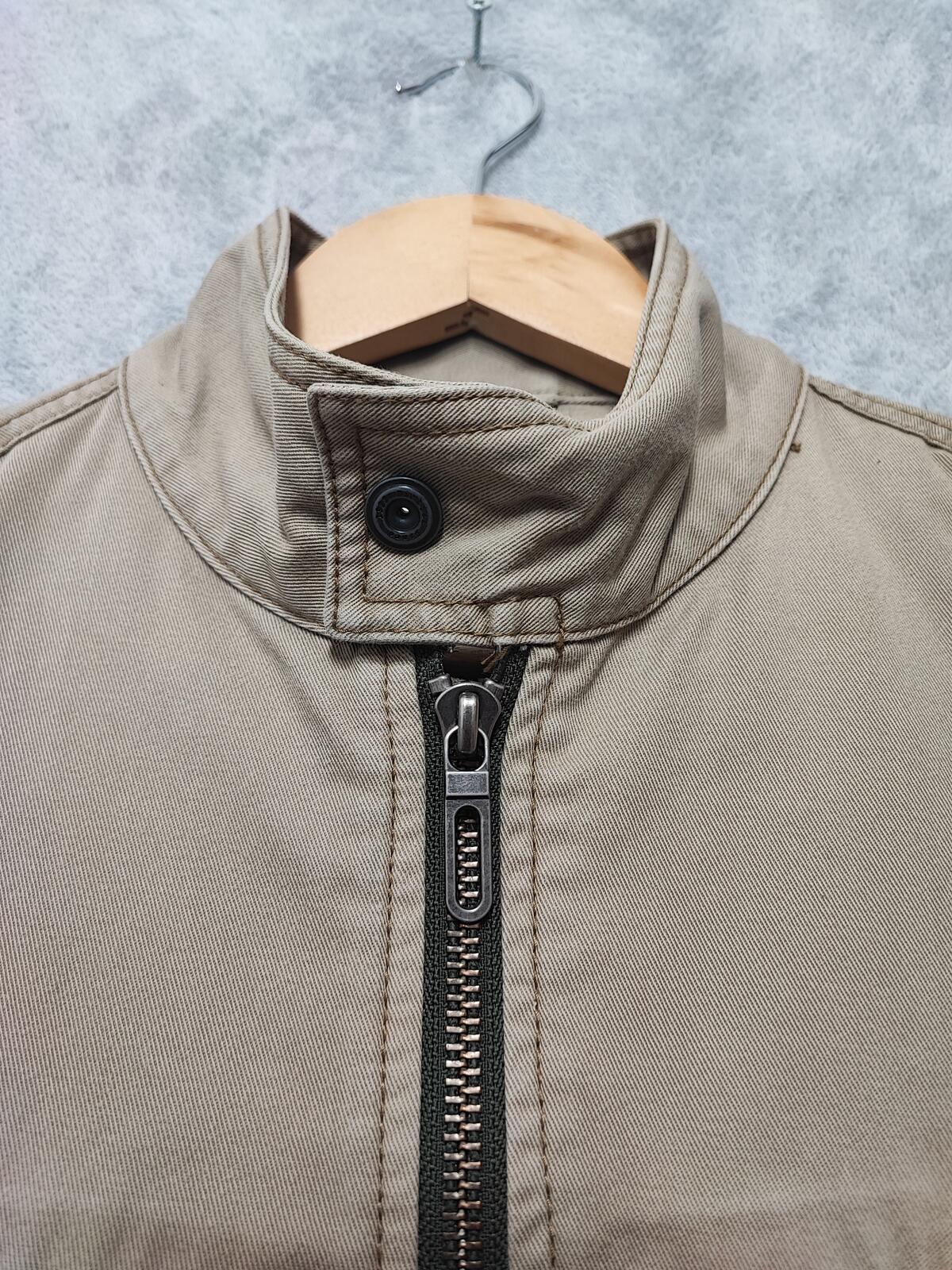 Vintage Dickies Tan Brown Canvas Quilted Eisenhower Workwear Jacket Men Medium