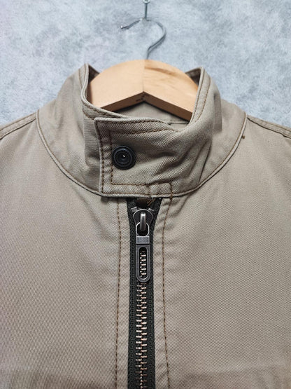 Vintage Dickies Tan Brown Canvas Quilted Eisenhower Workwear Jacket Men Medium