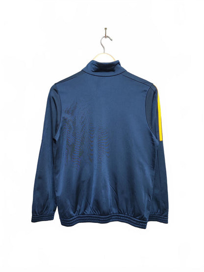 Vintage adidas Blue Yellow 3-Stripes Track Jacket Youth 13-14Y