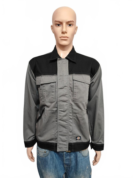 Vintage Dickies Faded Black Quilted Eisenhower Workwear Jacket Men Size Large