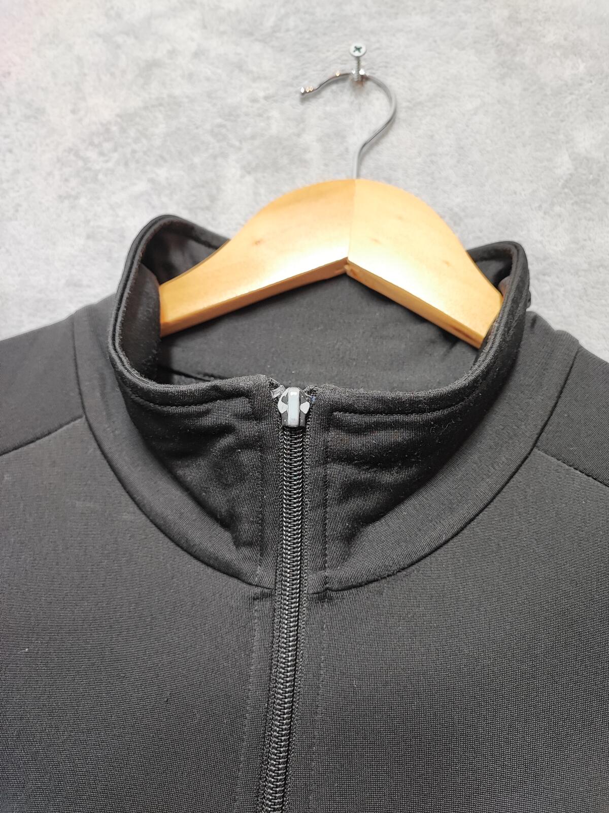 Vintage Puma Plain Black Contrast Piping Track Jacket Men Size Large