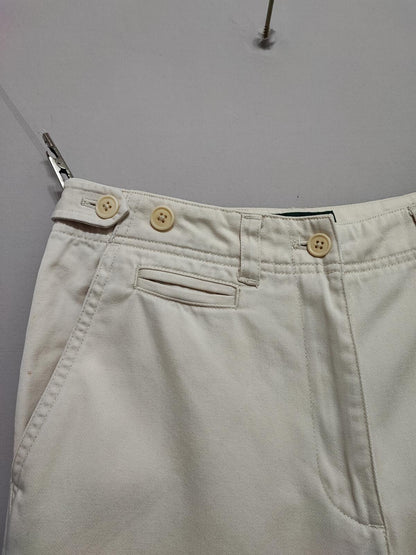 Vintage Lauren Ralph Lauren Beige Chino Trousers Petite Old Money Tailored W26
