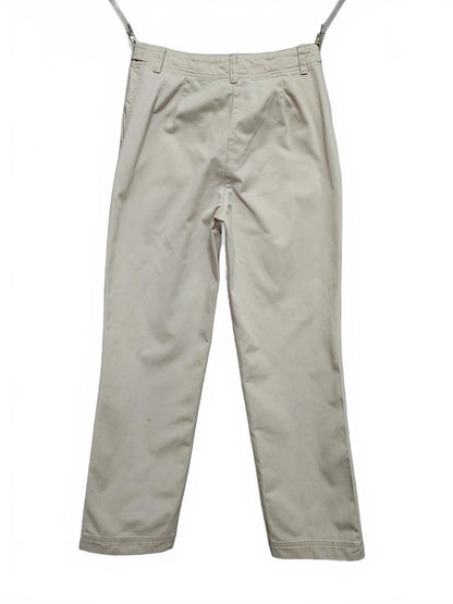 Vintage Lauren Ralph Lauren Beige Chino Trousers Petite Old Money Tailored W26