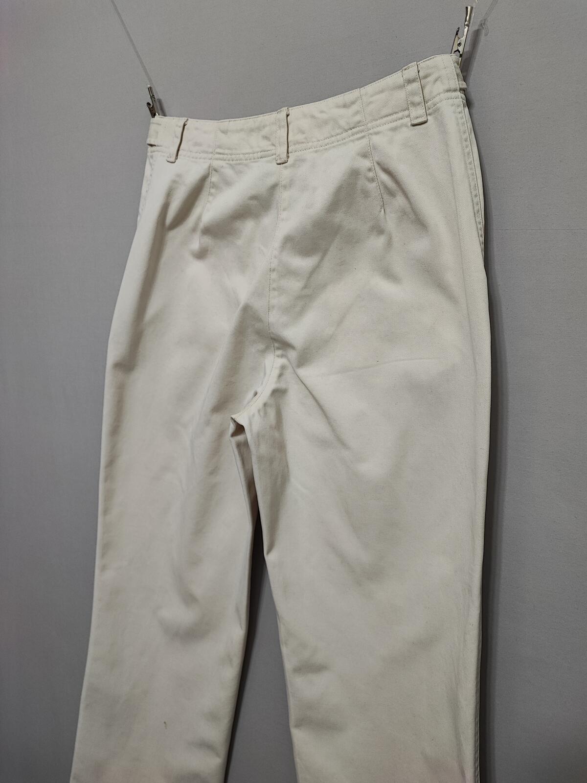 Vintage Lauren Ralph Lauren Beige Chino Trousers Petite Old Money Tailored W26