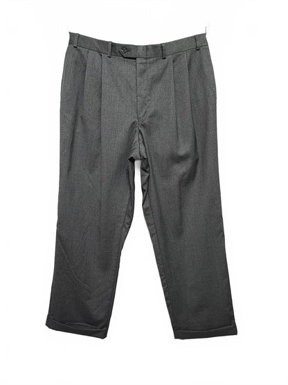 Vintage Ralph Lauren Grey Suit Trousers Total Comfort Tailored Fit Men's W34 L30