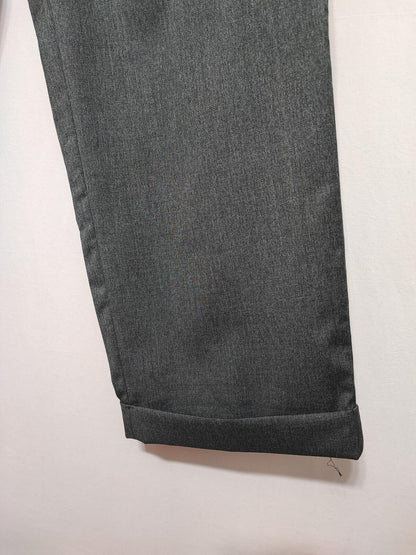 Vintage Ralph Lauren Grey Suit Trousers Total Comfort Tailored Fit Men's W34 L30