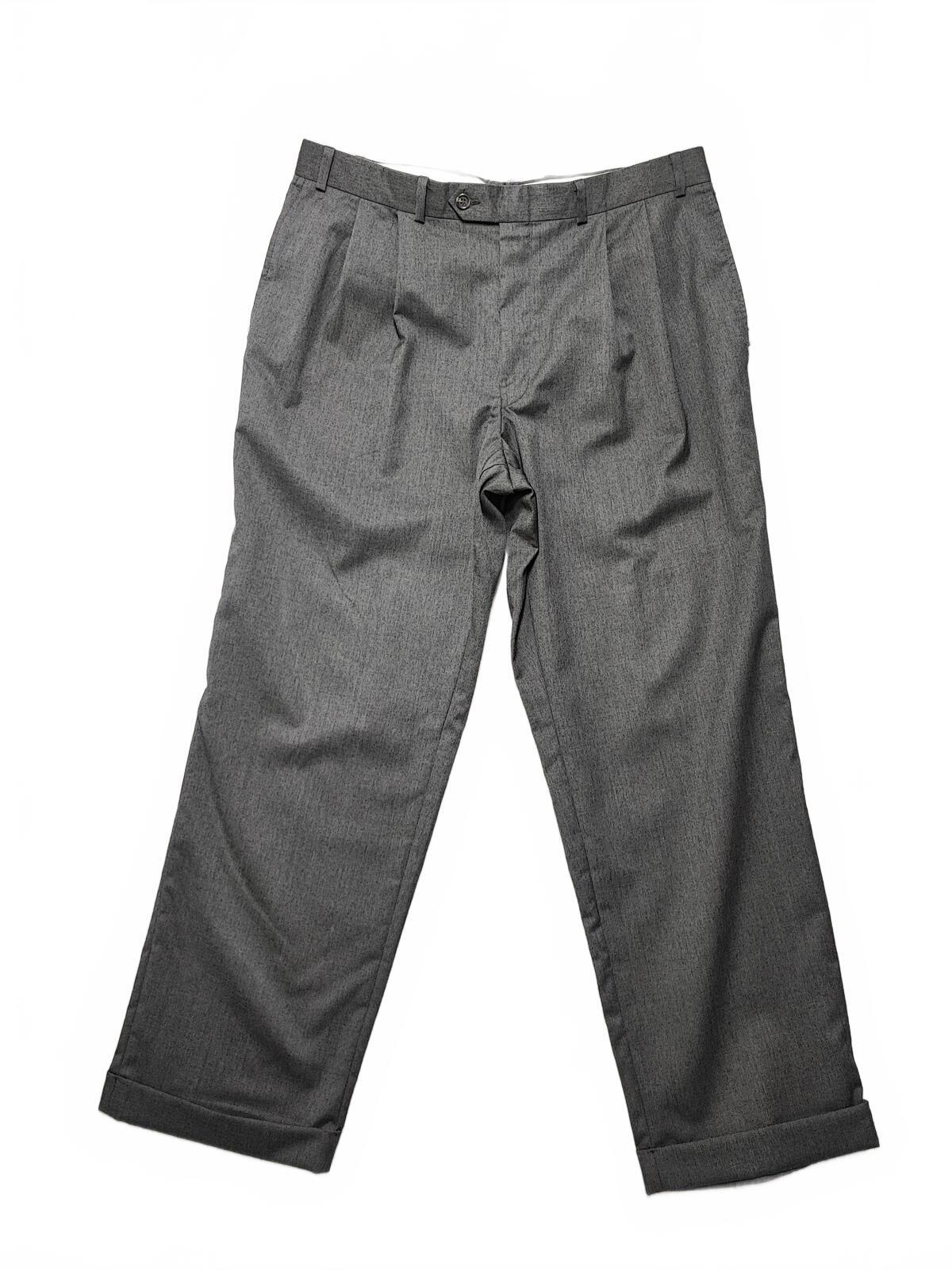 Vintage Ralph Lauren Grey Suit Trousers Total Comfort Tailored Fit Men's W34 L30