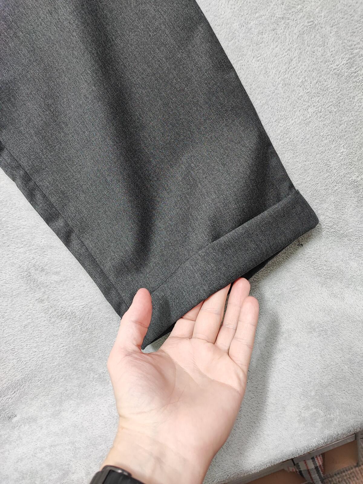 Vintage Ralph Lauren Grey Suit Trousers Total Comfort Tailored Fit Men's W34 L30