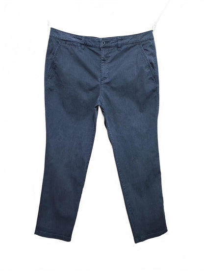 Vintage Lauren Ralph Lauren Navy Blue Chino Trousers Stretch Old Money Fits W36