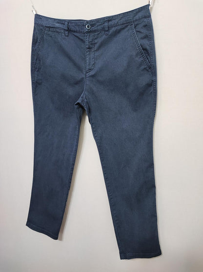 Vintage Lauren Ralph Lauren Navy Blue Chino Trousers Stretch Old Money Fits W36