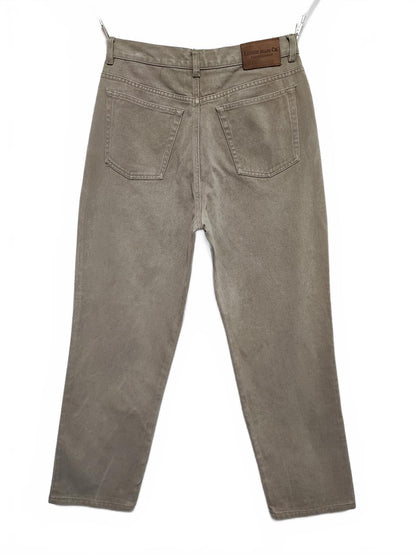 Vintage Lauren Ralph Lauren Tan Khaki Trousers High Waisted Straight Leg Fit W30
