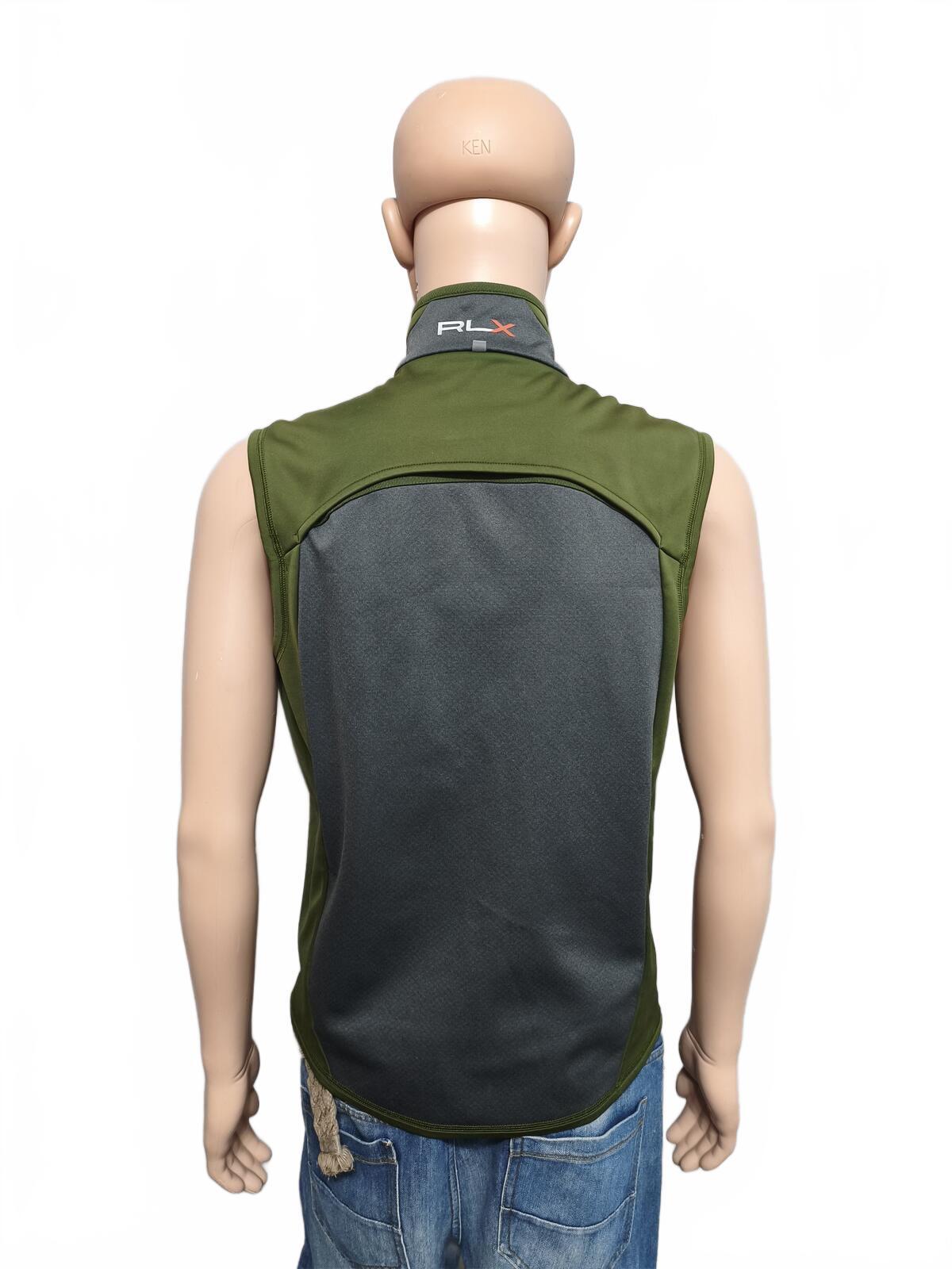 Vintage Ralph Lauren RLX Technical Gilet Vest Green Grey Men's Size Small S