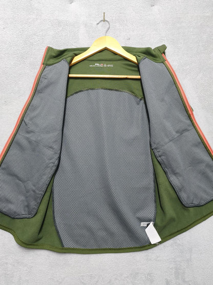 Vintage Ralph Lauren RLX Technical Gilet Vest Green Grey Men's Size Small S
