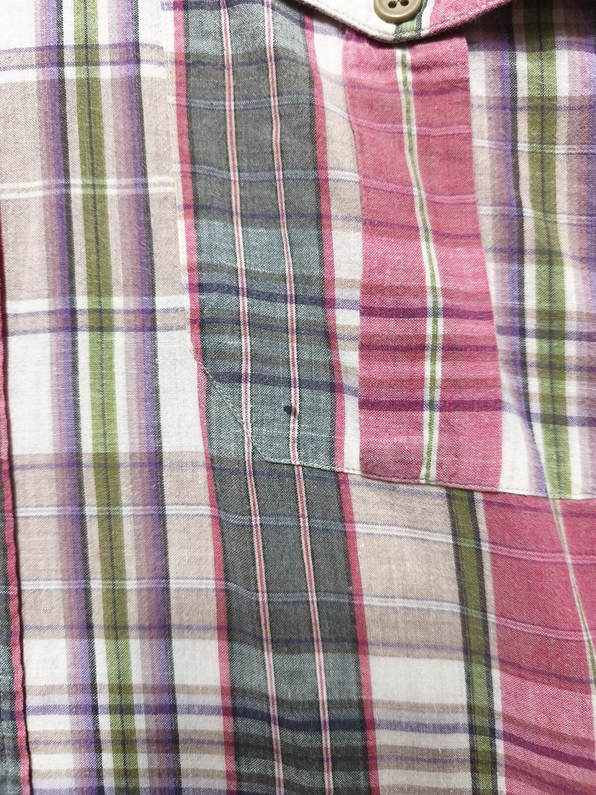 Vintage Polo Ralph Lauren Yarmouth Checked Long Sleeve Shirt Red Men's Size XL