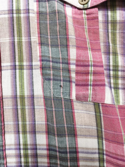 Vintage Polo Ralph Lauren Yarmouth Checked Long Sleeve Shirt Red Men's Size XL