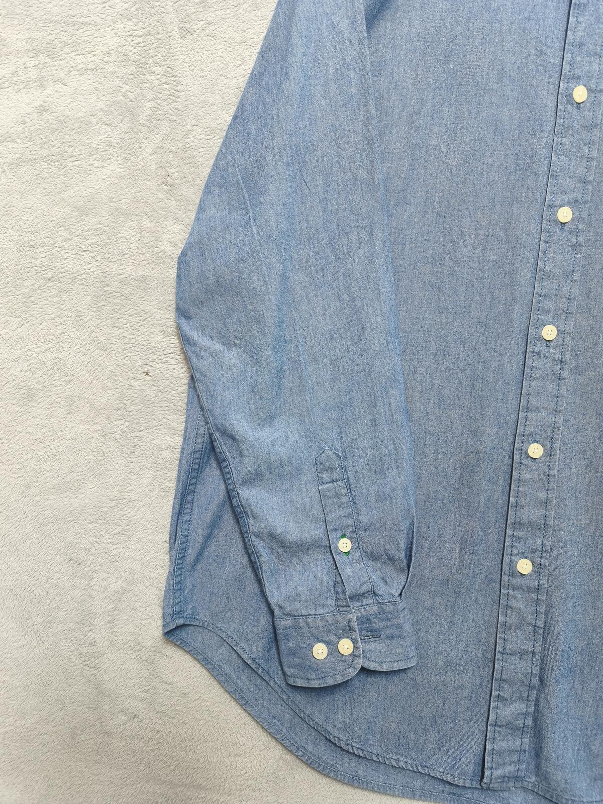 Vintage Tommy Hilfiger Plain Long Sleeve Shirt Solid Red Men's Size XL Oversized