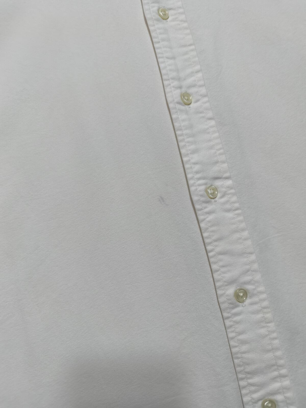 Vintage Ralph Lauren Big Shirt Long Sleeve Shirt Off-White Cream Men's Size XXL
