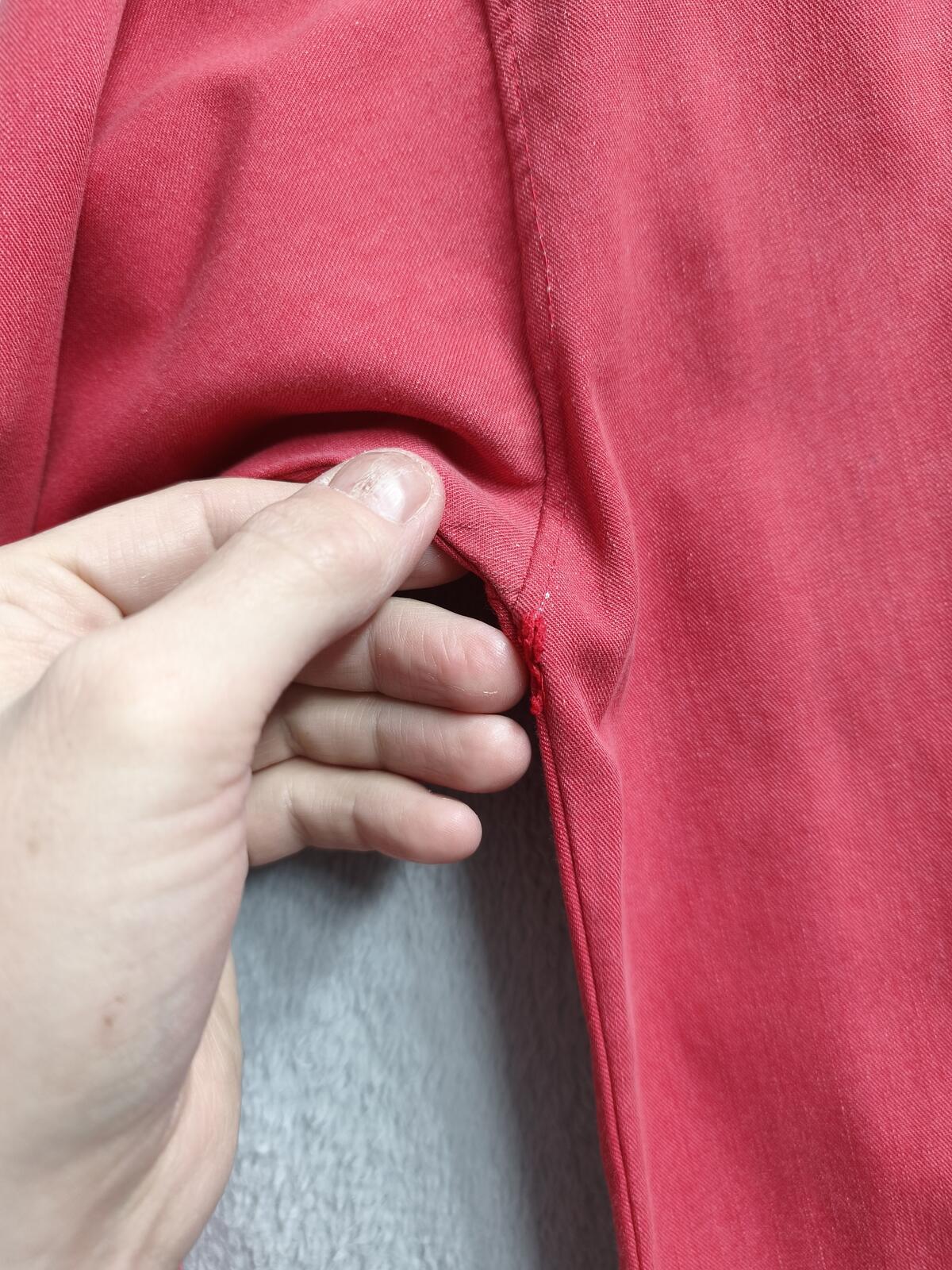 Vintage Polo Ralph Lauren Plain Long Sleeve Shirt Faded Red Men's Size Small S