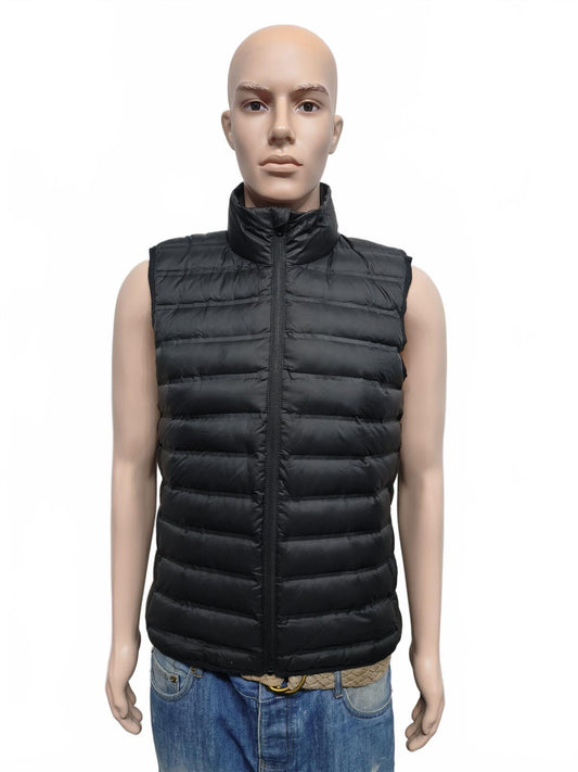 Vintage LABEWVI Y1 Dual Zone Built In Heated Padded Gilet Vest Black Men Size Medium