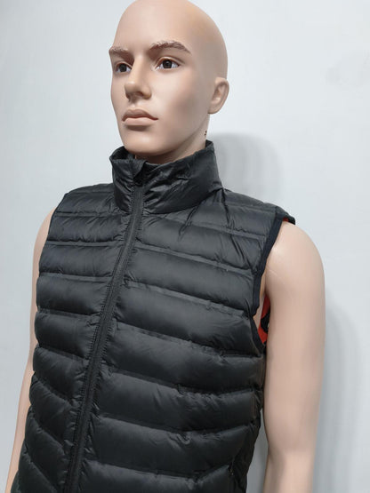Vintage LABEWVI Y1 Dual Zone Built In Heated Padded Gilet Vest Black Men Size Medium
