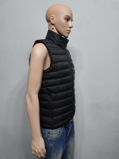 Vintage LABEWVI Y1 Dual Zone Built In Heated Padded Gilet Vest Black Men Size Medium