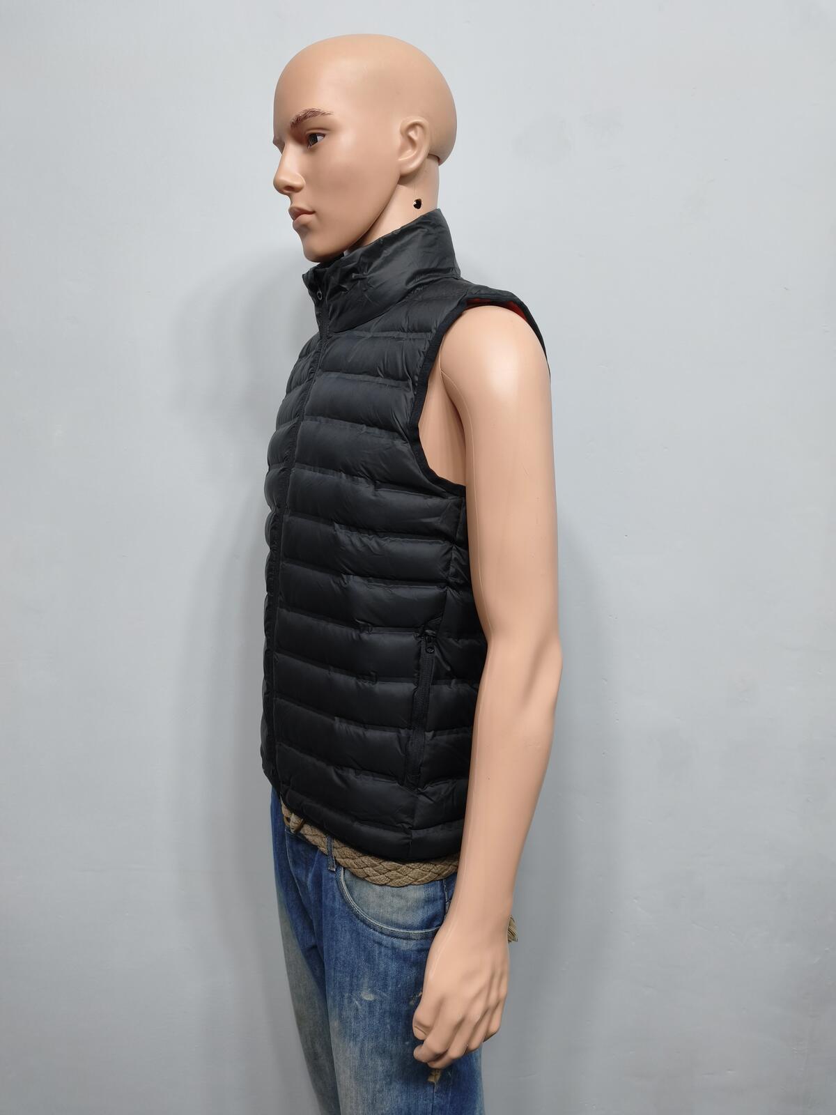 Vintage LABEWVI Y1 Dual Zone Built In Heated Padded Gilet Vest Black Men Size Medium